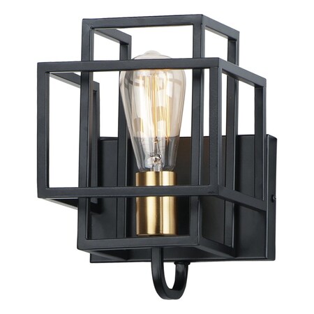 Maxim Liner 1-Light Wall Sconce 10241BKSBR